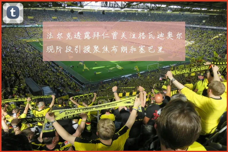 法尔克透露拜仁曾关注格瓦迪奥尔现阶段引援聚焦布朗和塞巴里